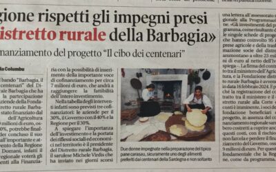 «La Regione rispetti gli impegni presi con il Distretto rurale della Barbagia»